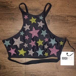 Beach Riot crop sports bra